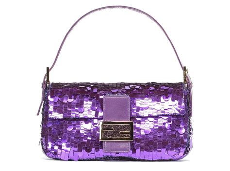 vintage sequin fendi baguette|fendi korea baguette bag.